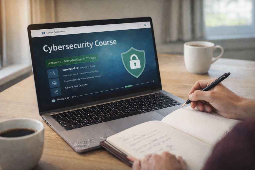 Pre-Recorded Cybersecurity Course Online
