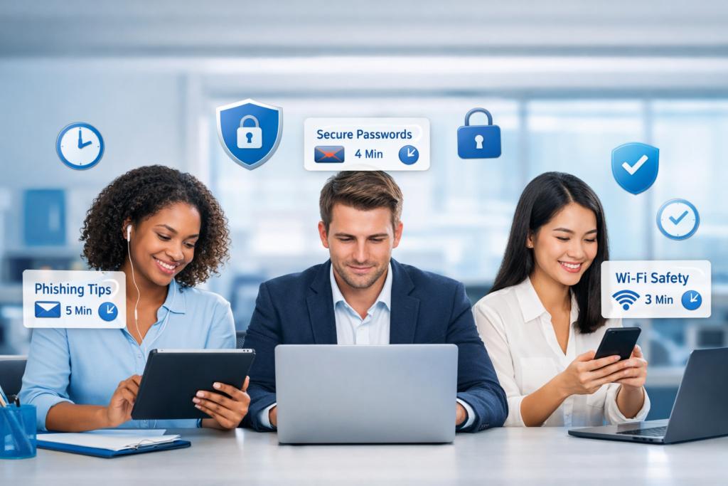 Short Cybersecurity Training Modules